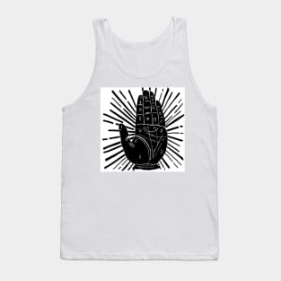 Palmistry black and white Tank Top